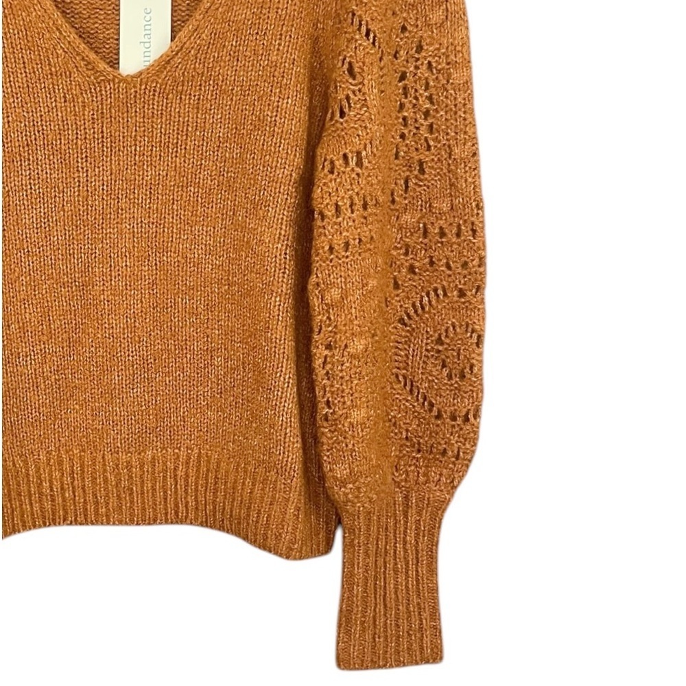 Sundance Yessica Sweater Spice Petite Merino Wool Blend NWT - Picture 4 of 12